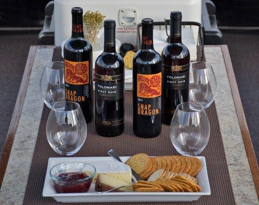 Wine and Cheese Cruise - includes Wine (White, Red, Rose), Cheese, and Crackers