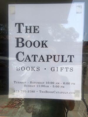 Now the Book Catapult! See you there.