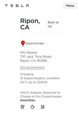 Tesla Supercharger