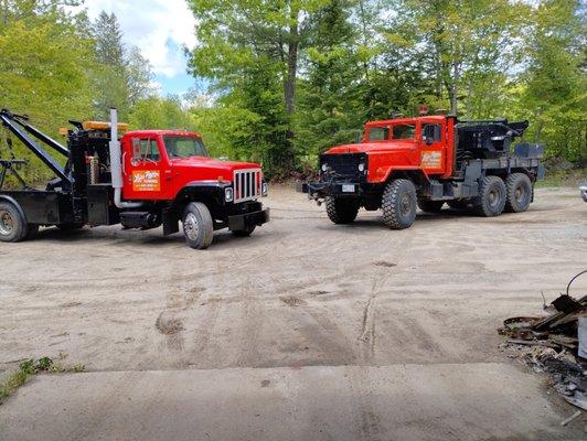 Two of our Recovery vehicles