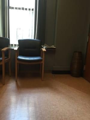 Part of the waiting room