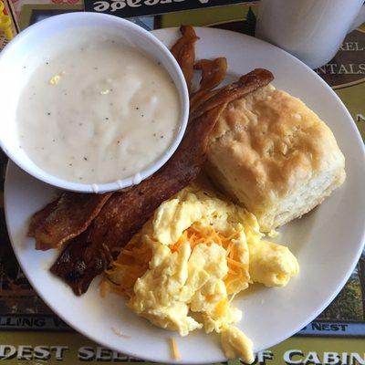 Great breakfast, especially the bacon!