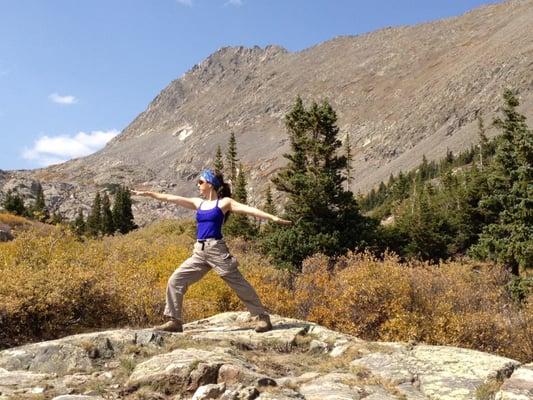 Warrior II at almost 12,000 Feet!!