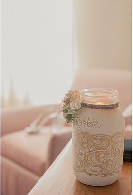 The Groom Candle - with a commemorative fragrance designed by my brother and his new wife with the inspired help of Richard