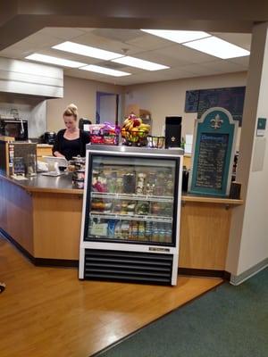 Come say "Hi." to Trinity and try one of our amazing, housemade scooper salads or sandwiches.