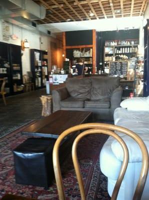 Open space with a warm feel.