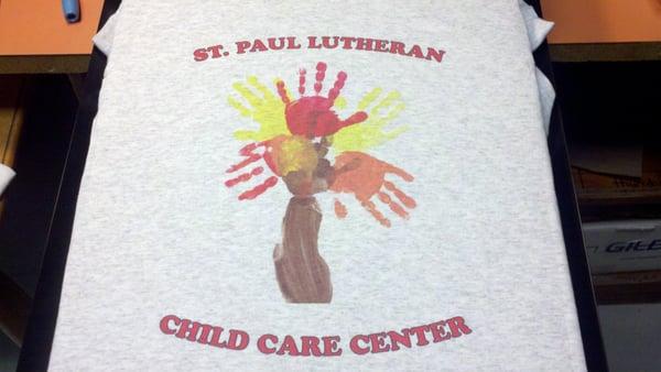 Recent print for a local child care center.
