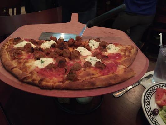 Meatball Ricotta Pizza