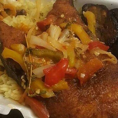 King Fish with Tropical Sauce
