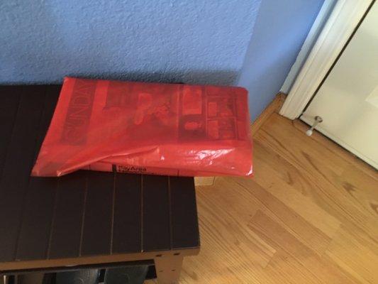 My newspaper delivery of 3-8-20