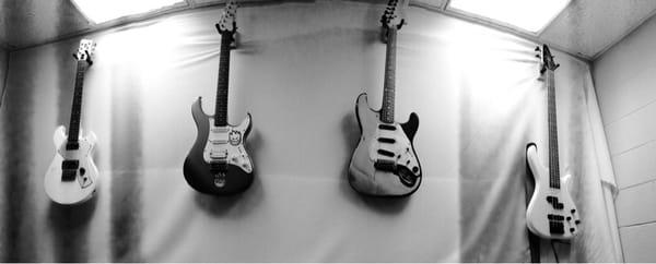 Guitars and bass!