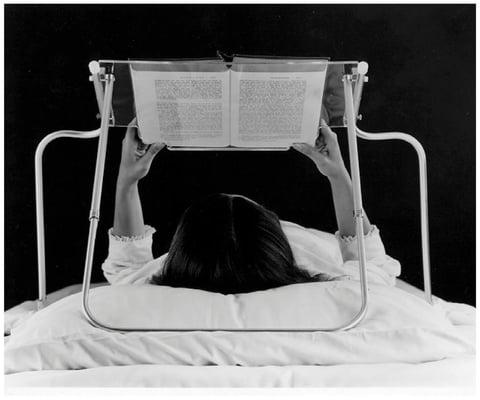 Read in Bed with our Portable Bed Reader. Also use to view movies on iPad.