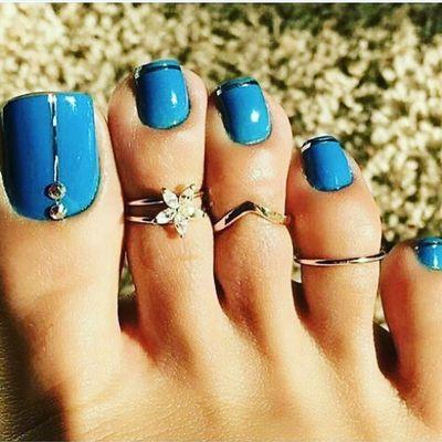 Pink Kulture "Rock Kandy" Pedicure.