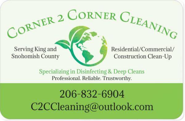 Corner 2 Corner Cleaning
