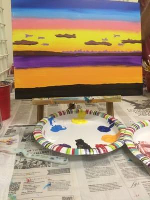 My painting..half way finished!