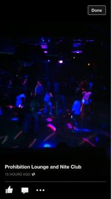 Saturday night at prohibition