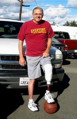 I have one leg up on the competition!