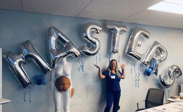 Master Coolsculpting Tech, Katie. She is only the second tech in the area to complete the Masters Class. @thesculptingspa