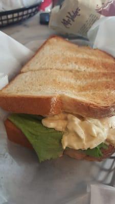 easily the worst egg salad sandwich i ever had.