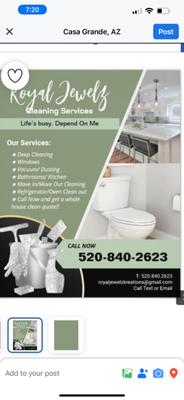 Royal Jewelz Cleaning Services