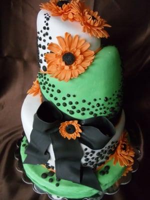 Diana's own design for a Topsy Turvey cake