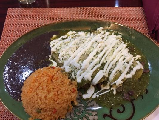 Green Steak Enchiladas
