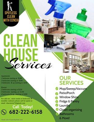 Spotless Clean with Cencia
