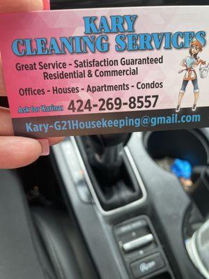 Kary Cleaning Services