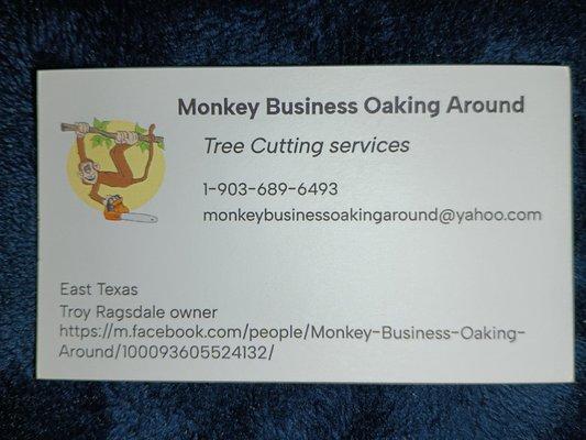 Monkey Business Oaking Around