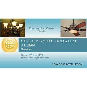 Installing Fan & Fixture (Orlando/Clermont/Kissimmee/Winter Park)
We install fans and fixtures for a low cost.