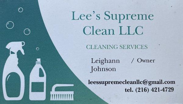 Lee’s supreme clean
