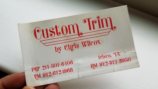 Custom Trim