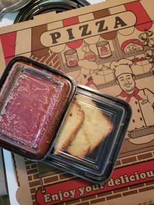 Garlic provolone bread