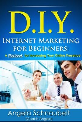 Get the book on Amazon! Coach Angela is the author of this Playbook. Get your arms around Internet marketing on your own terms.