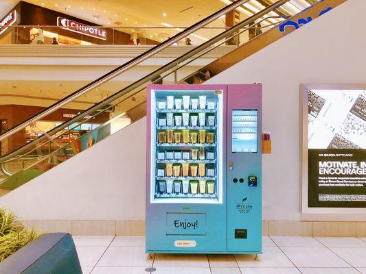 Located by the escalator at Sears wing, right below the Dining Pavilion