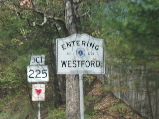 Entering Westford from Acton.