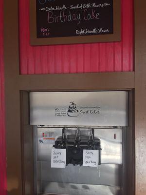 Very limited flavors, made even fewer.