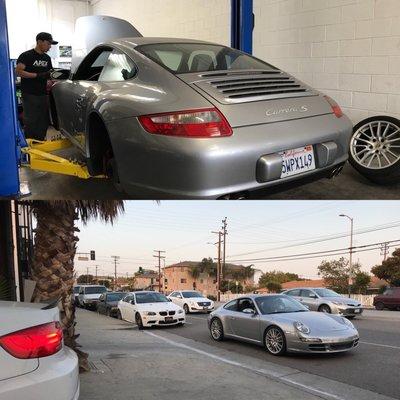Porsche 997 in for Lowering springs