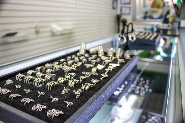 Select from a variety of rings.