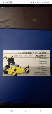 I & S Outdoor Projects and Lawn care