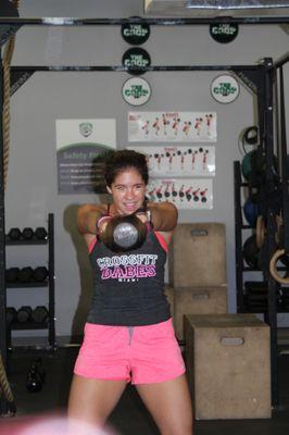 Looking good "barbell for boobs"