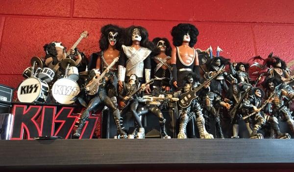 Kevin's personal KISS collection.