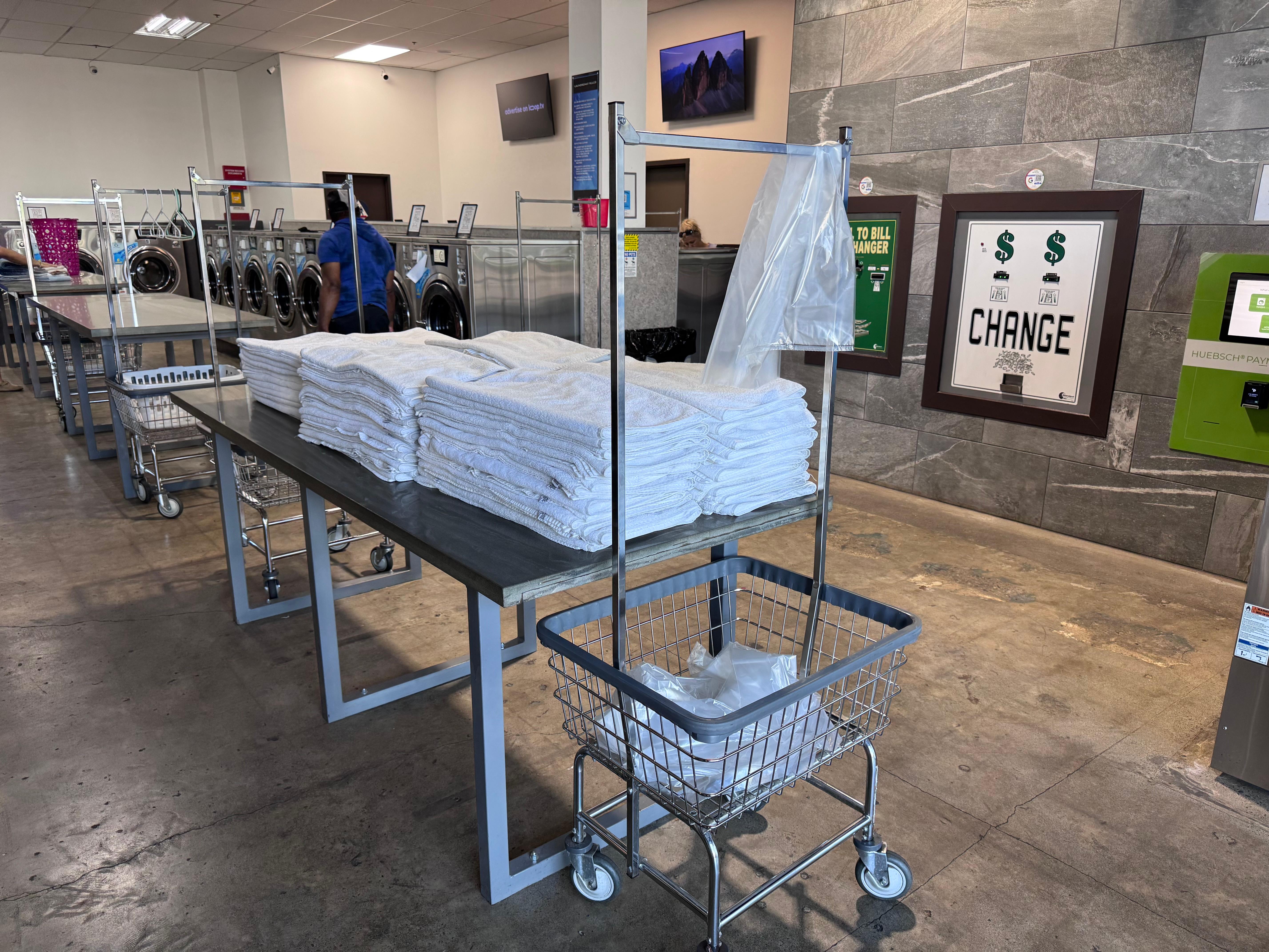 Joy Laundry - Carmichael Laundromat | Self Serve, Wash & Fold, Dry Cleaning, & Pickup/Delivery Services