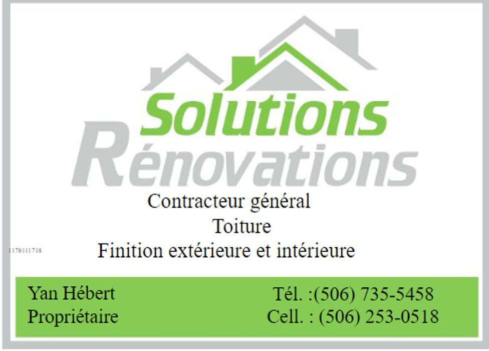Solutions Rénovations Yan Hébert