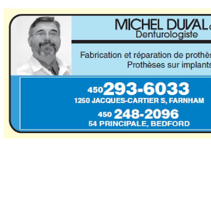Michel Duval Denturologiste