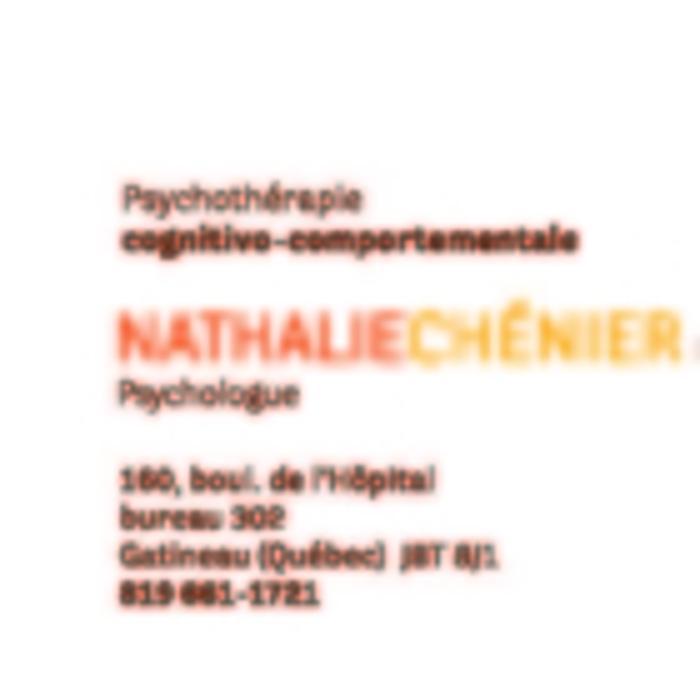 Nathalie Chénier Psychologue