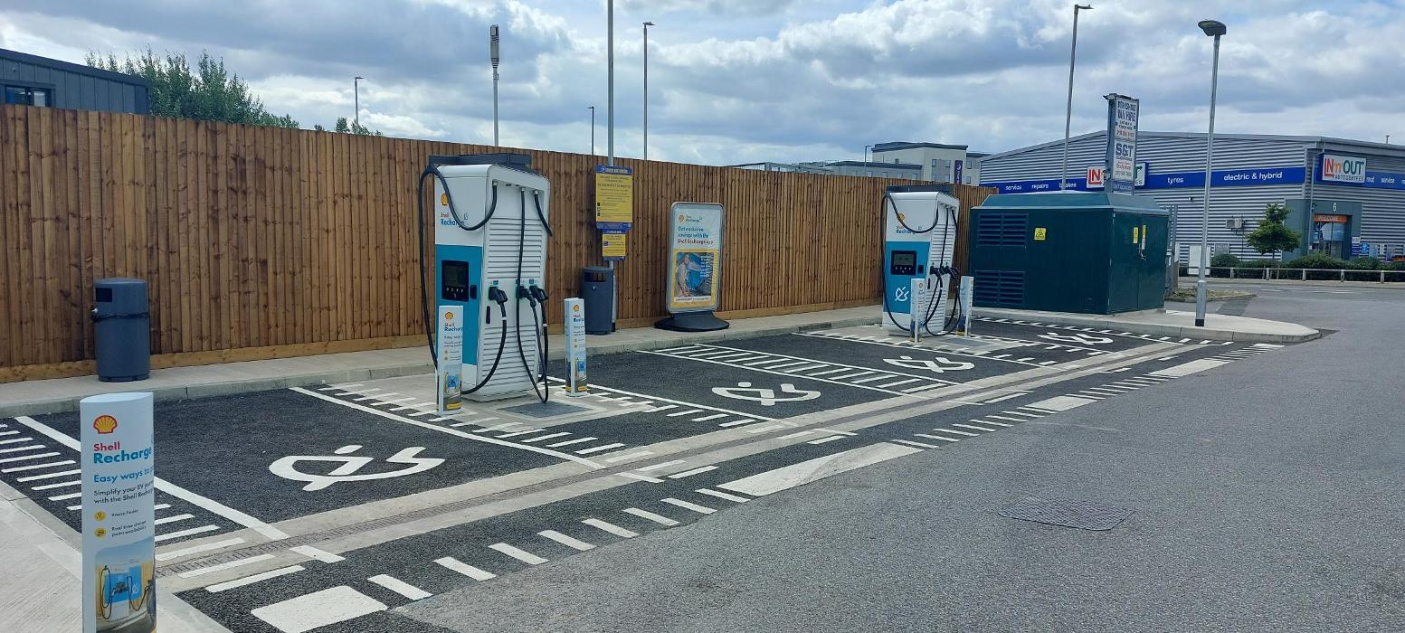 Shell Recharge Charging Station