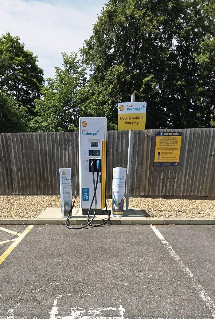 Shell Recharge Charging Station