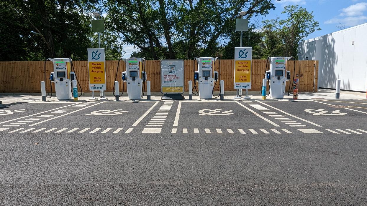 Shell Recharge Charging Station