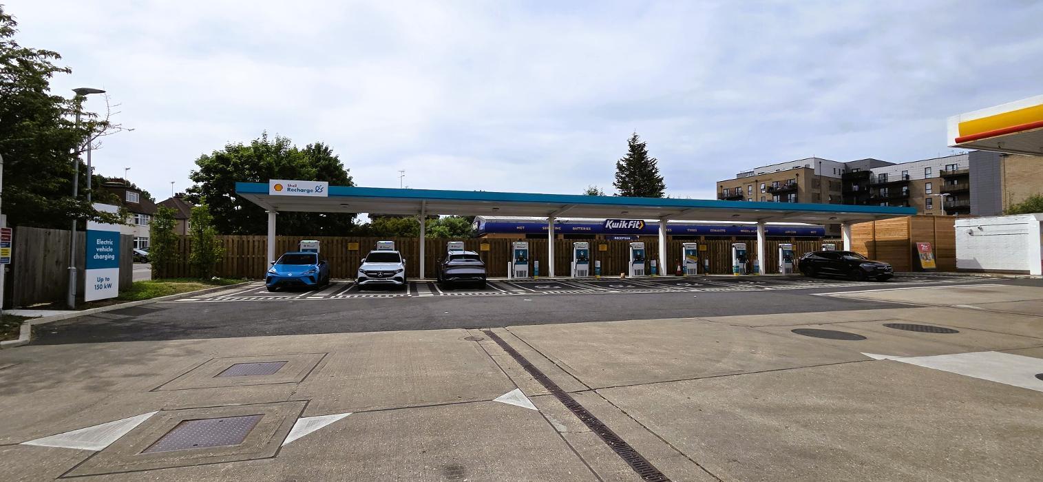 Shell Recharge Charging Station